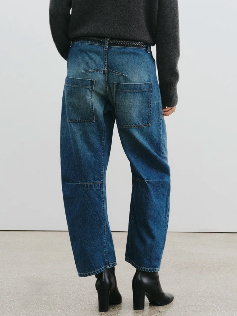 Nili Lotan Shon Jeans Bedford Wash Size 27 - Picture 2 of 9